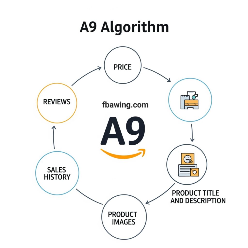 What is Amazon's A9 algorithm?